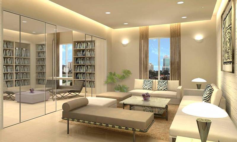 Thiết kế trang trí phòng khách giúp không gian rộng